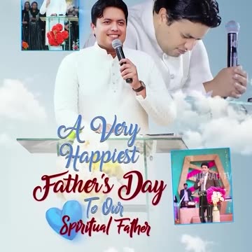 🎊A very Happiest Father's Day To Our Spiritual Father🎉 #ApostleAnkurYosephNarula ‪@AnugrahTV‬