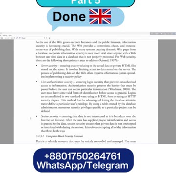 Student Work (Dissertation) | DIG5127 Part 5 Database + Web App Development Report | Birmingham