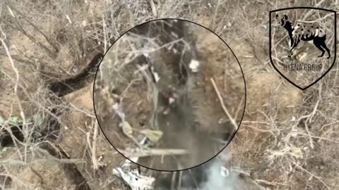 Warning! Drone Bomber Demilitarizes a Ukrainian Trench