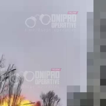 Insane Footage of a Russian Missile Slamming into City of Dnipro
