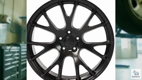 OE Wheels DG15 20 Inch Rim Fits Hellcat Style 5x115 20x9 Satin Black - Hollande