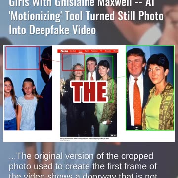 Fact Check: Video Is NOT Authentic Footage Of Trump Pointing At Minor Girls With Ghislaine Maxwell