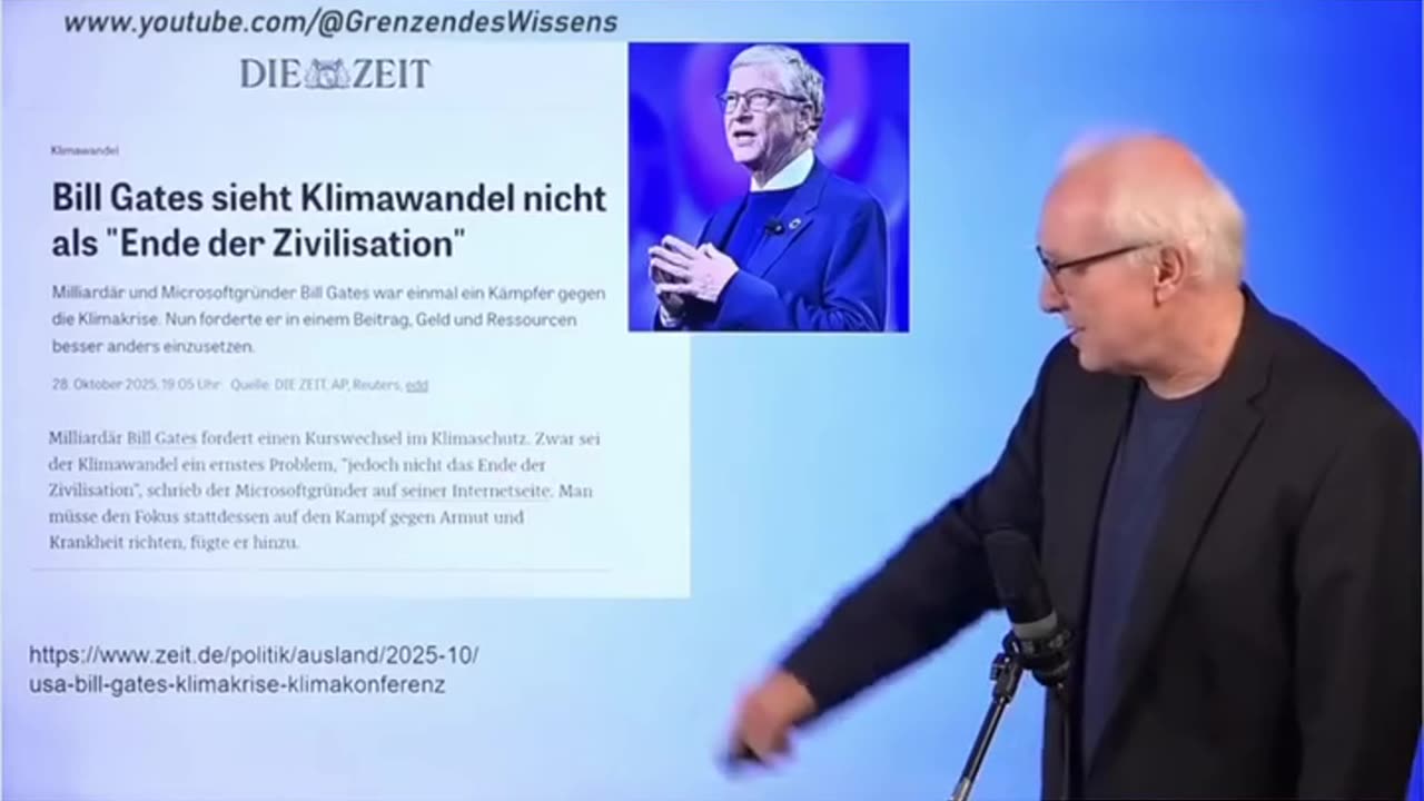 Bill Gates bricht mit der Klima-Ideologie❓
