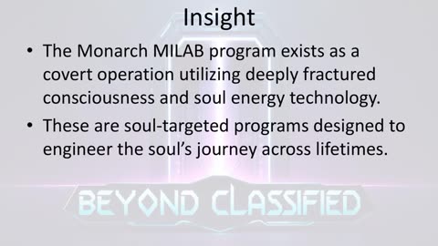 Monarch MILABs: Soul-Originated Insight (Rough Draft)