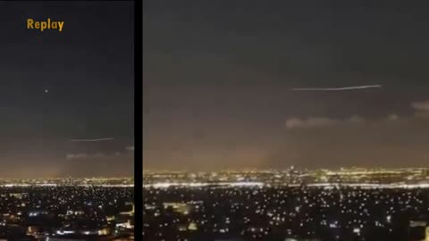 Le météore n'a pas frappé la terre au dernier moment ! OVNI à Barcelone