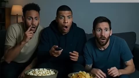 Watching the 2025 Champions League Final #messi #neymar #mbappe #championsleague #psg #milan