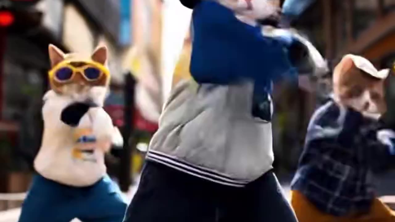 Street Cat Dance Group ।। Comedy।।#shorts #shortfeeds #rumbleshorts #viral #trending