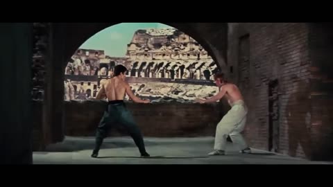 Bruce Lee VS Chuck Norris Full Fight 🎬