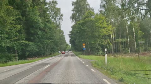 Från Sjöbo på väg mot Ystad 27 Juli 2025