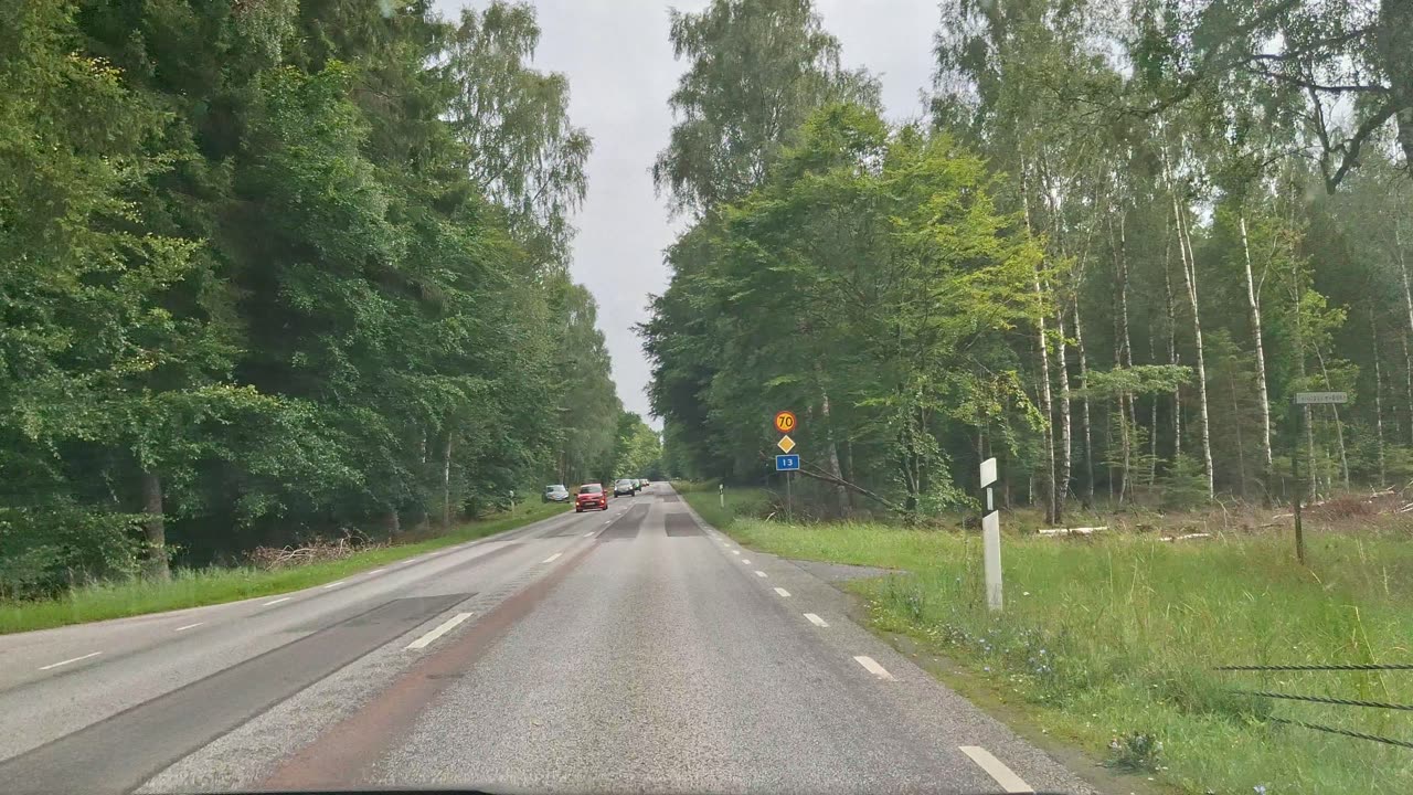 Från Sjöbo på väg mot Ystad 27 Juli 2025