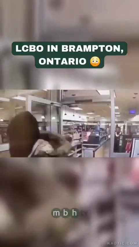 Black man bottles Indian security at LCBO