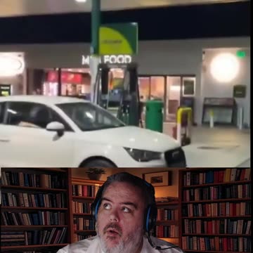 Police leave their vehicle unattended for a moment & this happens