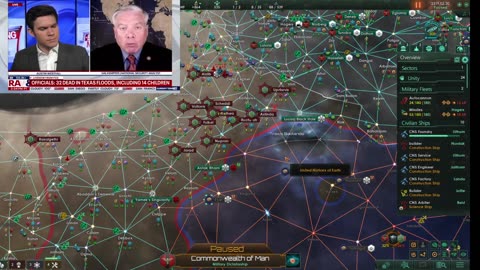 Playing Stellaris While Listening To the news