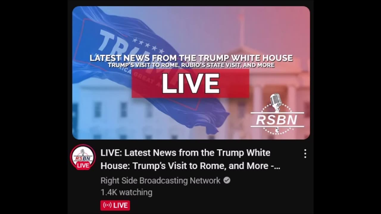 Latest News from the Trump White House: Trump’s Visit to Rome, and More