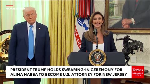 FULL REMARKS: Alina Habba Recalls 'Dark Days' Alongside Trump After Being Sworn In As US Attorney