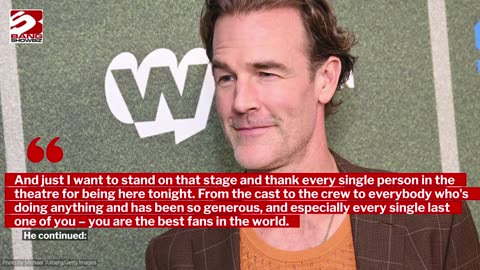James Van Der Beek makes surprise appearance at reunion of Dawson's Creek