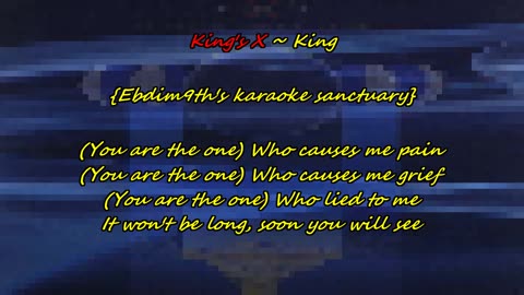 King's X - King {karaoke is coming yeah}