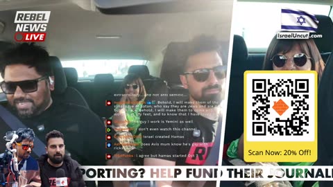 Driving to the North of Israel with Avi's mum