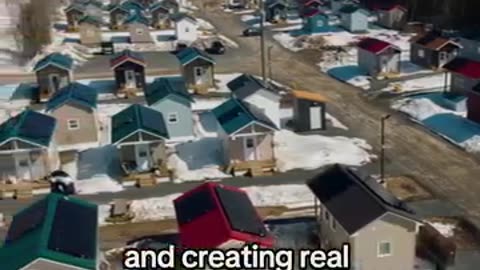 MILLIONAIRE BUILDS 99 TINY HOMES FOR HOMELESS