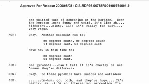 Remote Viewing and Weather Control (CIA Stargate)