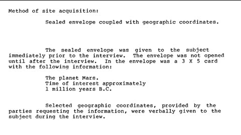 Remote Viewing and Weather Control (CIA Stargate)