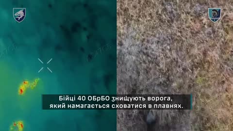 Russian Assault Group Attempting to Cross the Dnipro River