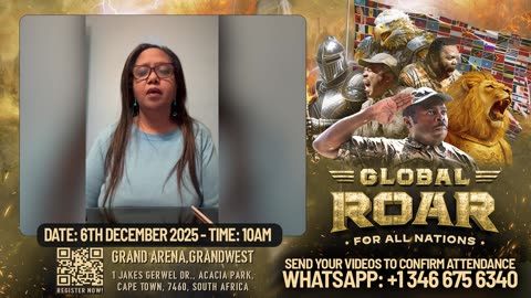 Saints from Lithuania, Eritrea and beyond are flying in for the Global Roar.