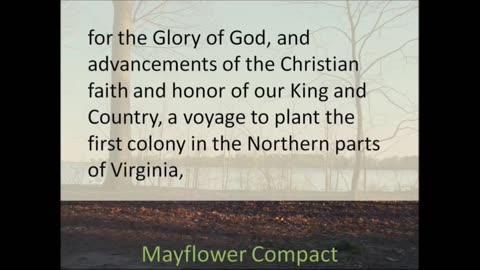 The Mayflower Compact of 1620