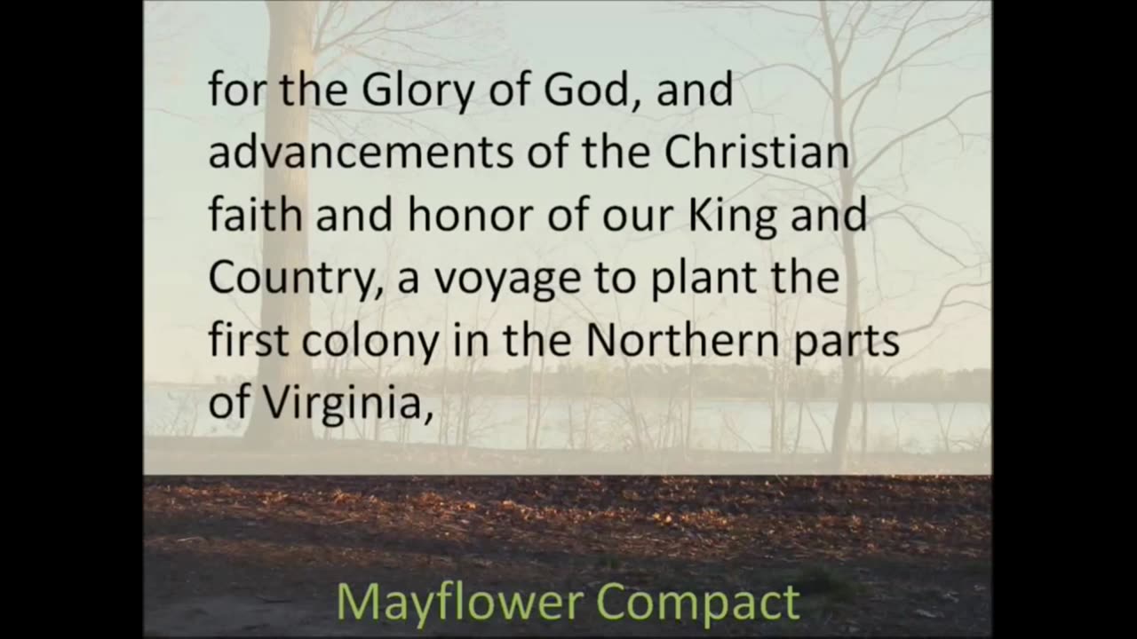The Mayflower Compact of 1620