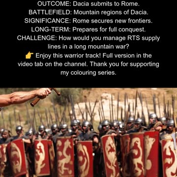 Rome vs. Dacia 101 AD First Dacian War #AncientThracians
