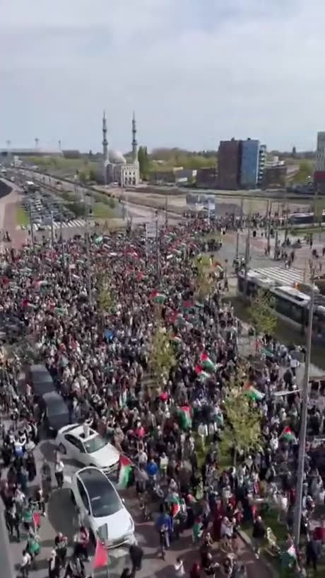 Easter Day in Rotterdam, Netherlands