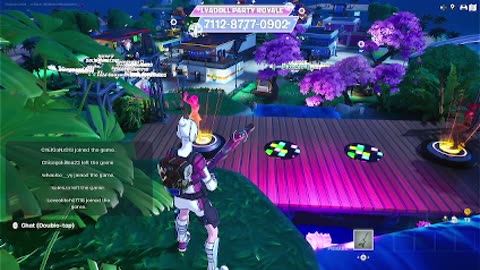 Superman in fortnite and allot of blitzing around and party stuff maybe