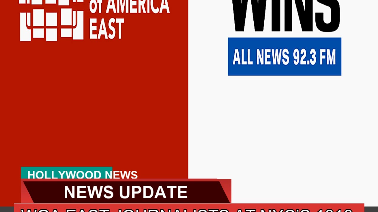 Wga East Journalists at Nycs Wins Radio Stat
