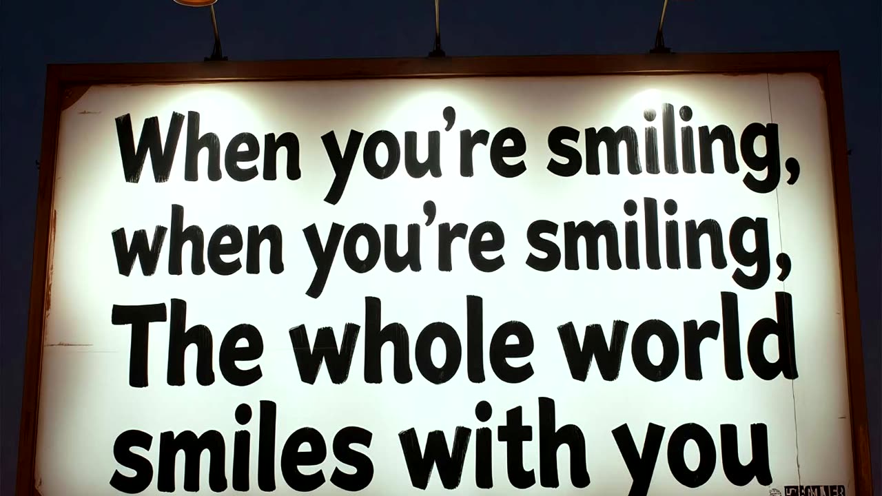 When You're Smiling Cover