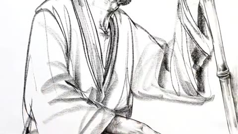 ✍️ The Way His Hand Moves While Drawing is Mesmerizing!