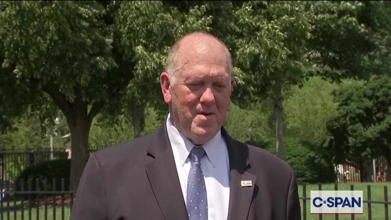 Tom Homan Briefs Reporters