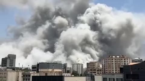Very violent and aggressive Israeli airstrikes on Tehran today