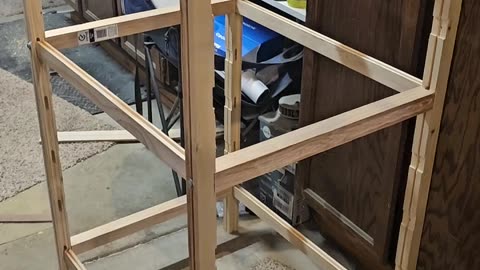 Rack assembled. #automation #woodworking #manufacturing #cnc #diy #vectric #blender