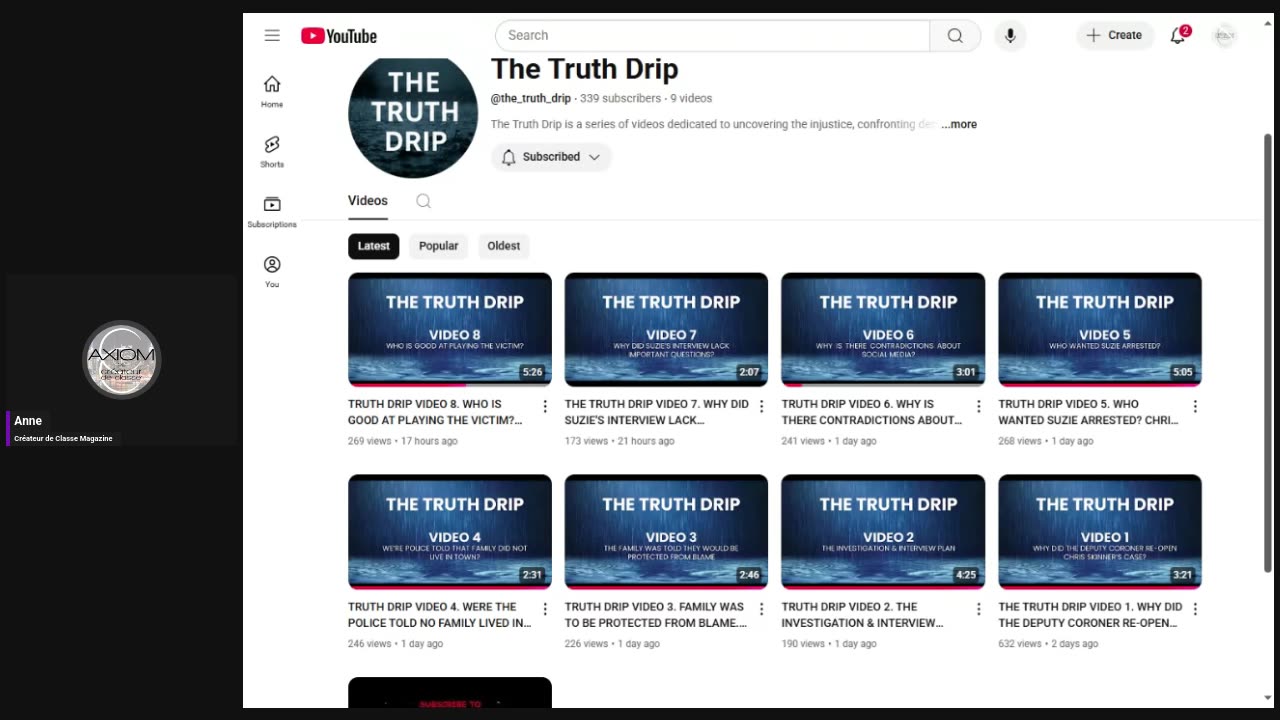 Chris Skinner Case - Truth Drip Addendum