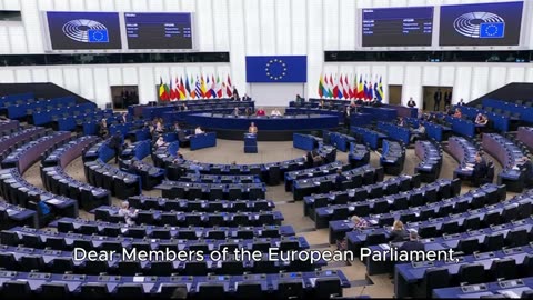 Kaja Kallas pronuncia un discurso sobre Ucrania ante un Parlamento Europeo casi vacío