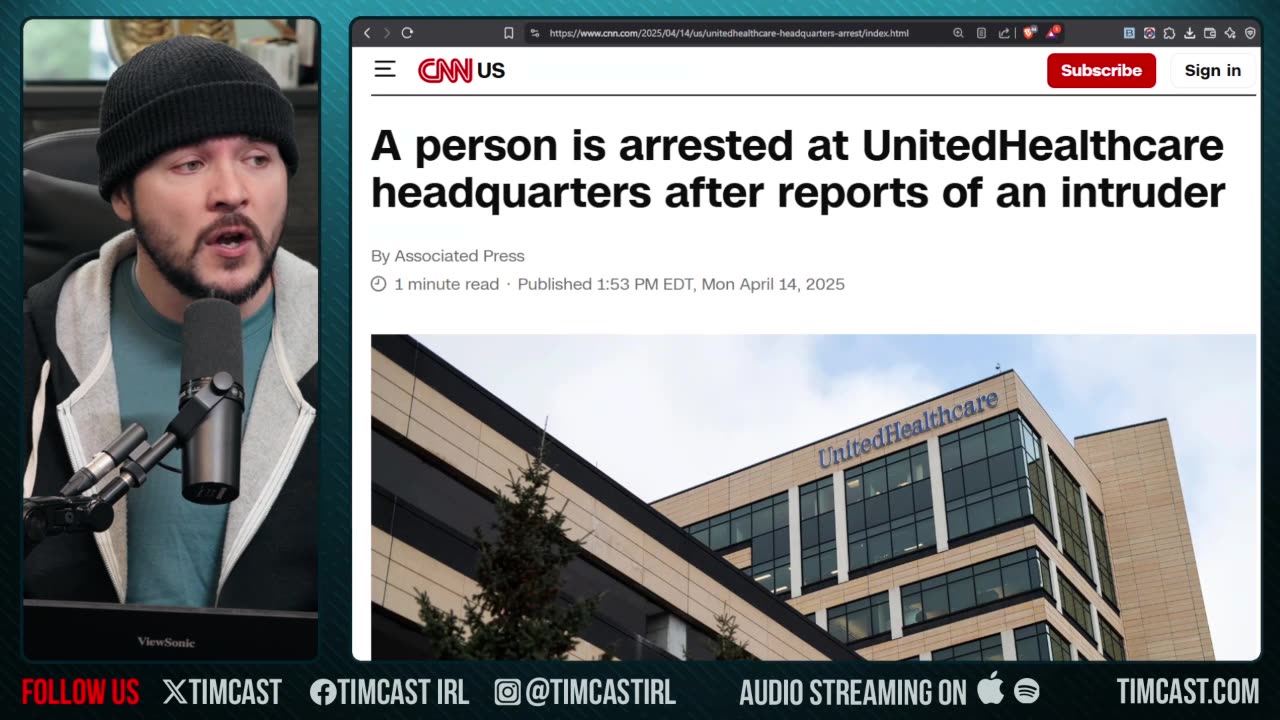 Mangione Copycat Arrested Outside UnitedHealth HQ; CIA Groomed Public to Support CIA Assassinations