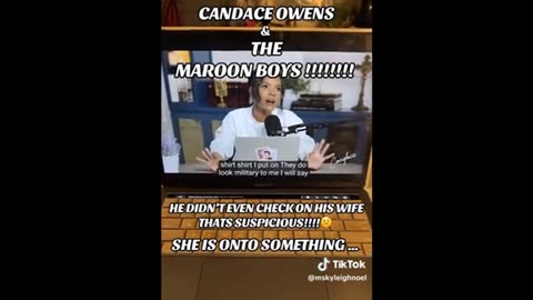 Candace on the Maroon Boys ..