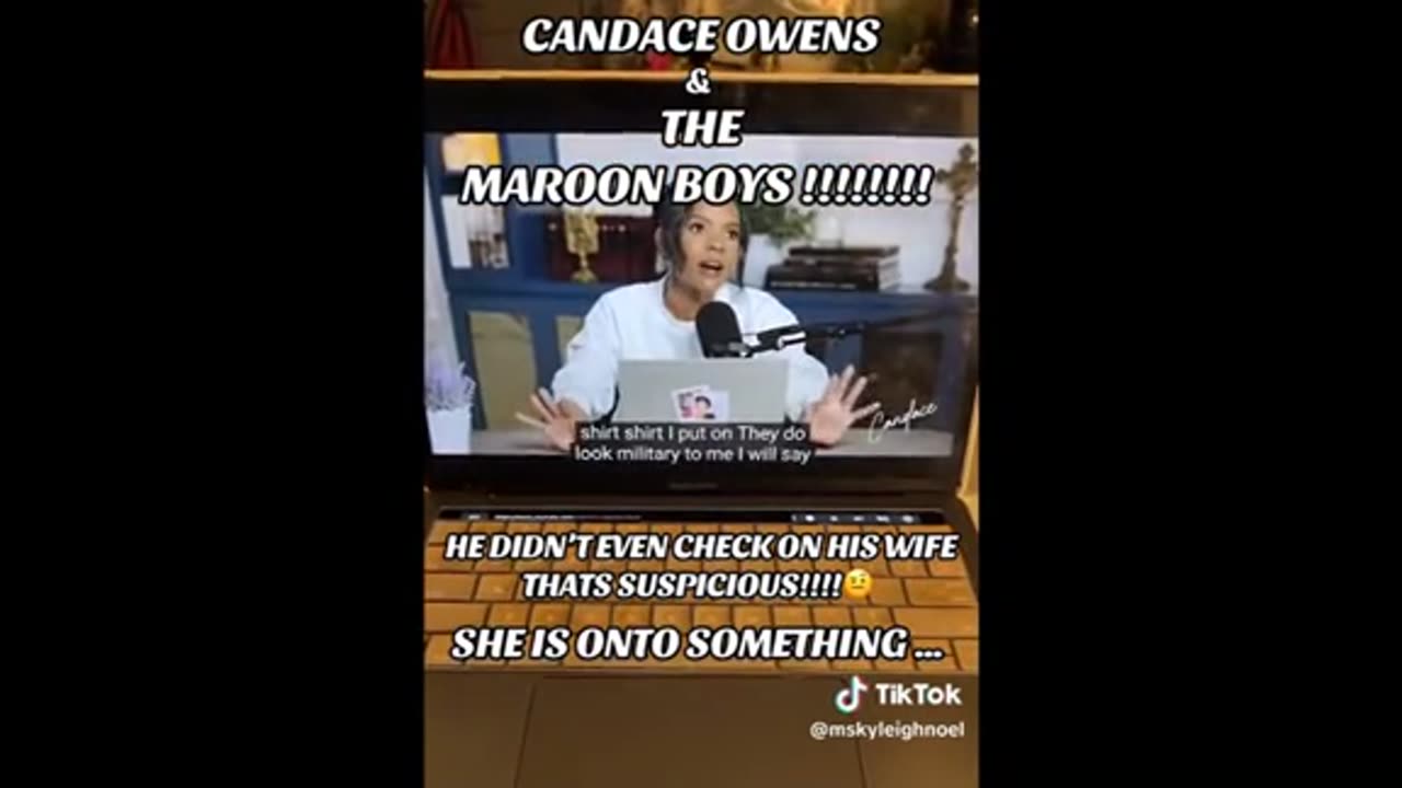 Candace on the Maroon Boys ..