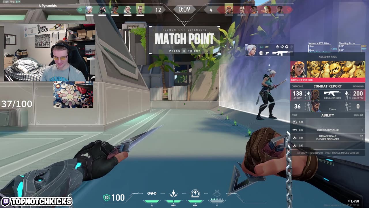 Consistent Streamer | Twitter @topnotchkicks