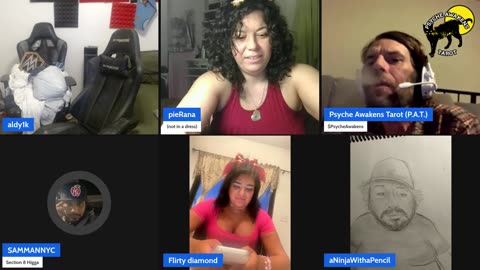 07/05/25 Psyche Awakens VOD: "Stars and Stripes Saturday Open Panel Tarot and Cats"