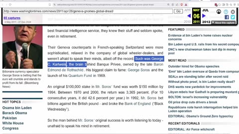 Uncovering Soros' Financial Support