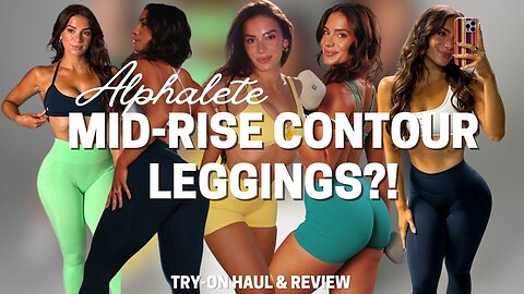 ALPHALETE DROPS MID-RISE CONTOUR LEGGINGS | Your Favourites Restocking, October Try-On Haul & Review