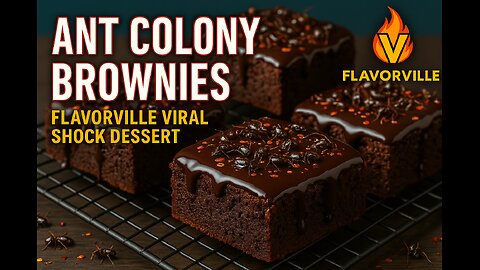 Ant Colony Brownies – FlavorVille Viral Shock Dessert