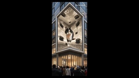 RIO 😺HAS HIS NEW 3D 👓BILLBOARD UNVEILED AND ON DISPLAY IN CERTAIN COUNTRIES AROUND THE WORLD 🌍