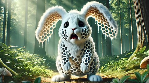 The rabbit can help his friend Bear but cannot help himself